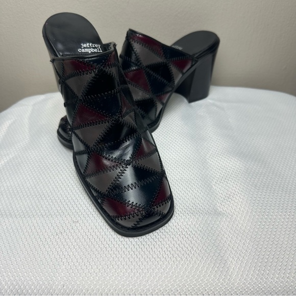 Jeffrey Campbell Karma Color-block Mule Women’s Sz 9 - Picture 2 of 9